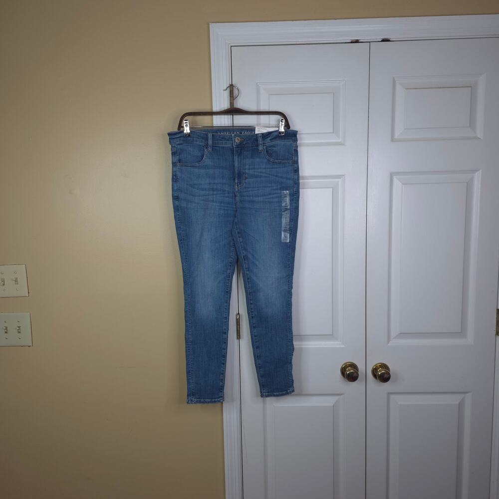 American Eagle High Rise Jegging in Brilliant Blue Size 12P